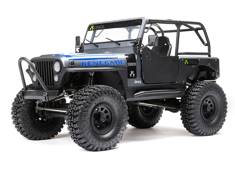 Axial 1 10 SCX10 III Jeep CJ 7 4WD Brushed RTR Grey C AXI03008T2