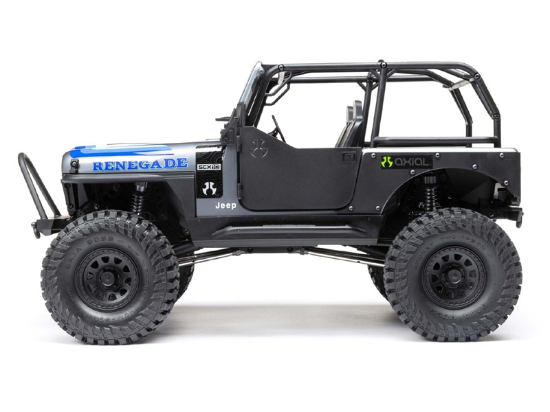 Axial 1/10 SCX10 III Jeep CJ-7 4WD Brushed RTR - Grey C-AXI03008T2