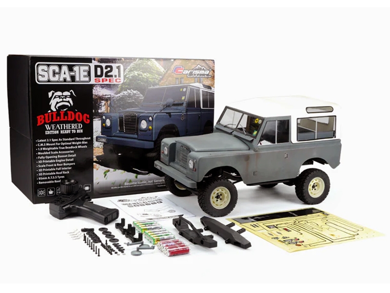 Carisma Scale Adventure 1/10th 4WD 2.1 Spec Bulldog RTR - Weathered Edition CA89068