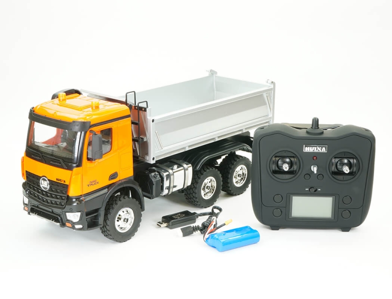 Huina 1/14 Alloy 14ch Part Metal 2.4g Dump Truck CY1598