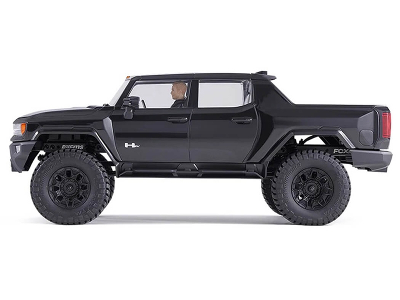 FMS FCX18 1/18 Hummer EV RTR - Black FMS11852RTRBK