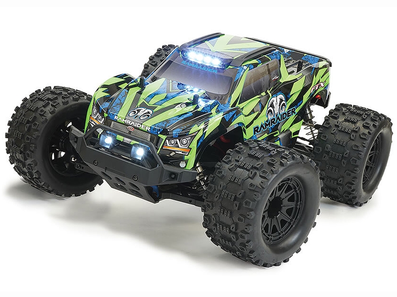 FTX Ramraider 1/10 Brushless Monster Truck RTR - Green/Blue FTX5497GB