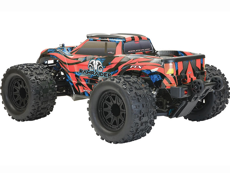 FTX Ramraider 1/10 Brushless Monster Truck RTR - Red/Blue FTX5497RB