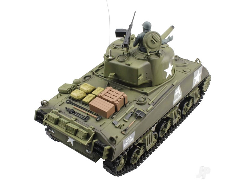 Heng Long 1:16 US M4A3 Sherman with Infrared Battle System (2.4GHzShooterSmokeSound) HLG3898-1B