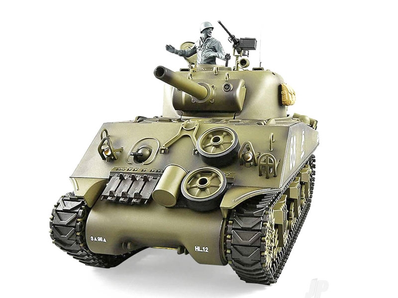 Heng Long 1:16 US M4A3 Sherman with Infrared Battle System (2.4GHzShooterSmokeSound) HLG3898-1B