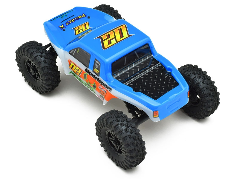 Hobby Plus 1:18 Brushless Performance Crawler The GOAT RTR - Blue AB1810360 (18050)