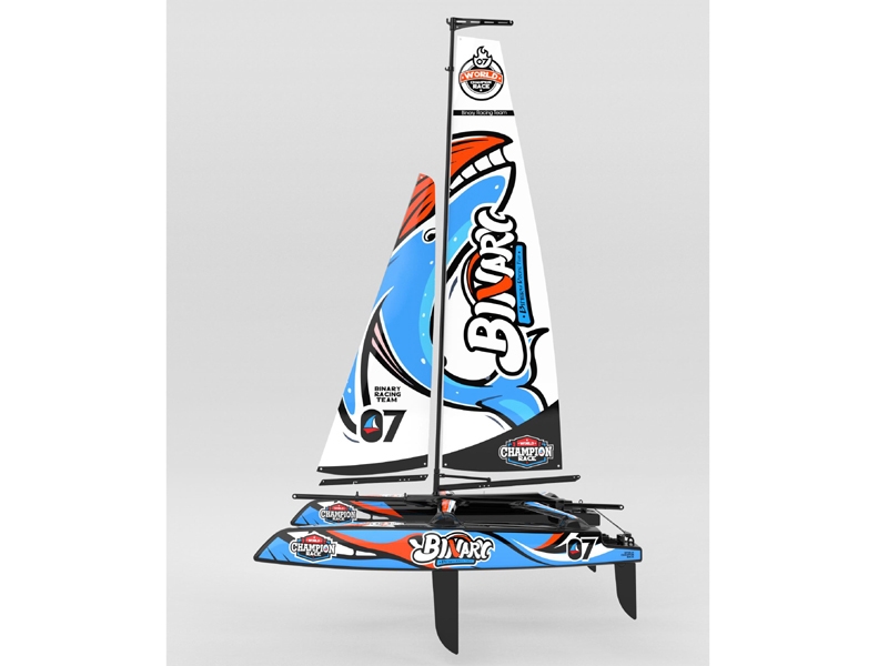 Joysway Binary V3 Catamaran Sailboat RTR W/Smart Sail Tech JY8807V3