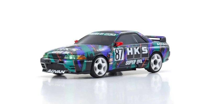 Kyosho Mini-Z AWD Nissan Skyline GT-R R32 1993 HKS no87 (MA020-KT531P) 32652HK