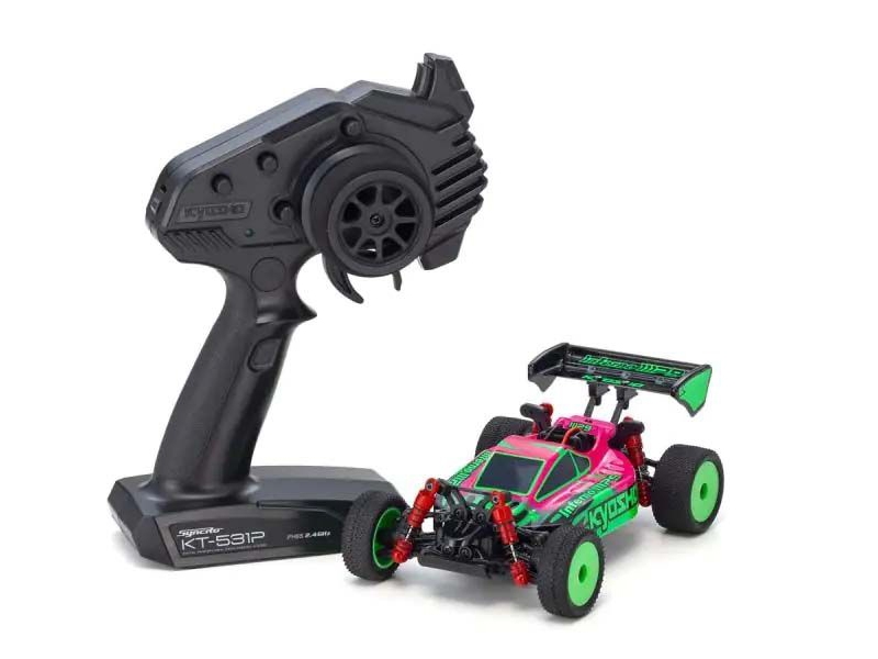 Kyosho Mini-Z MB010 Readyset 4WD Inferno MP9 TKI3 Pink-Green 32093PGR