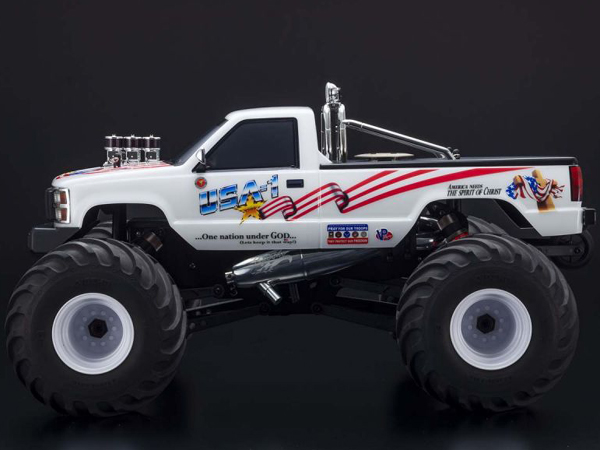 Kyosho USA-1 1/8th Monster Truck Nitro Engine .25 Readyset w/KT-231P  33155B