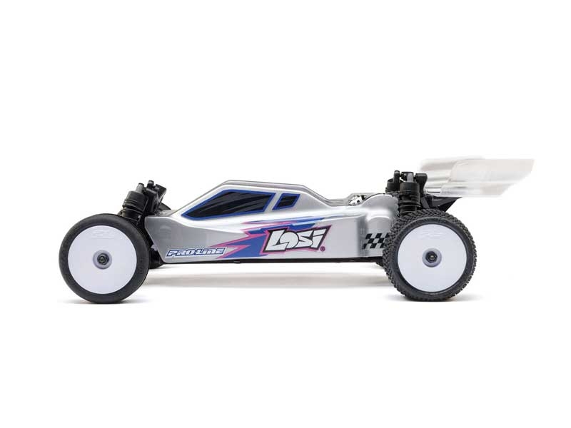 Losi 1/24 Micro-B 2WD Buggy RTR, Silver LOS00007T2