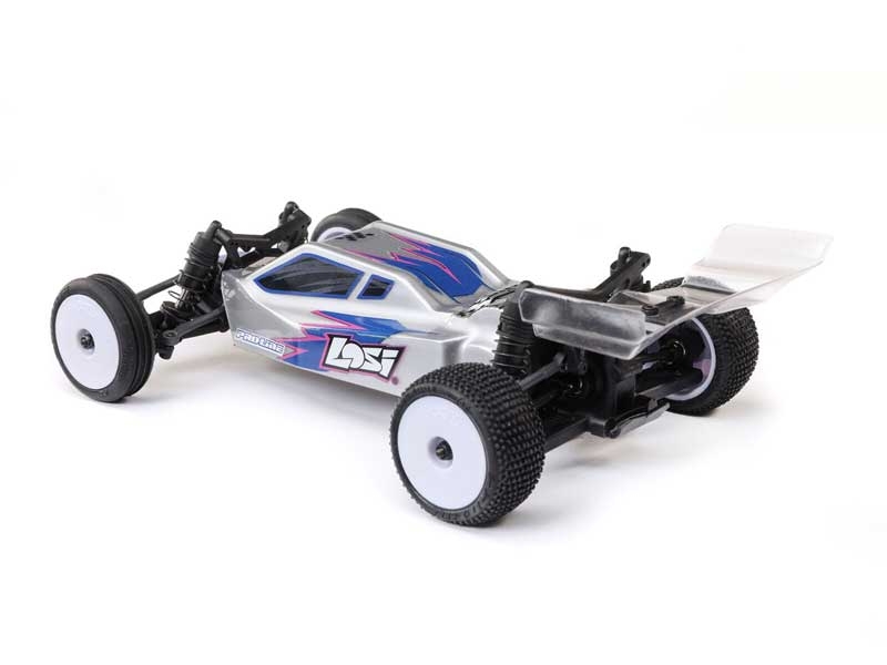 Losi 1/24 Micro-B 2WD Buggy RTR, Silver LOS00007T2