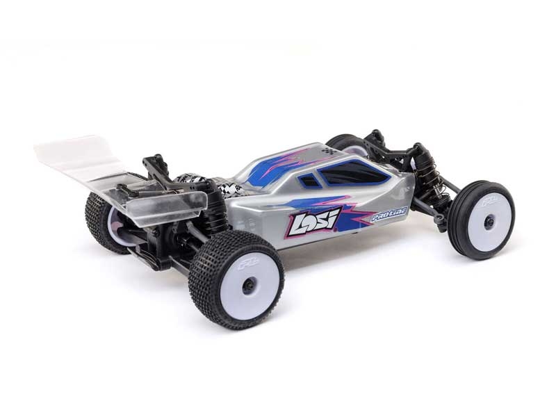 Losi 1/24 Micro-B 2WD Buggy RTR, Silver LOS00007T2