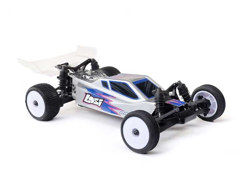 Losi 1/24 Micro-B 2WD Buggy RTR, Silver LOS00007T2