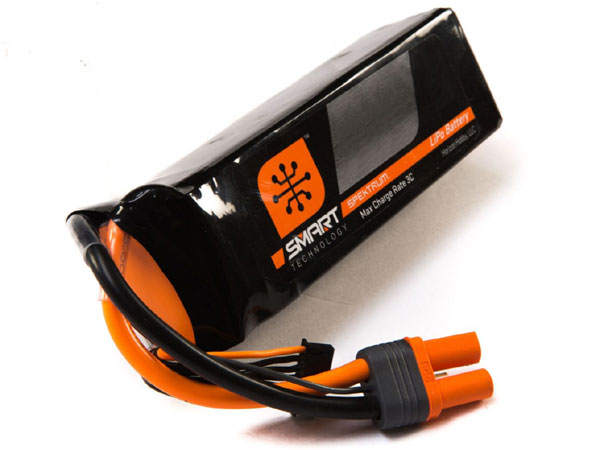 Spektrum 2200mah 3S 11.1V Smart LiPo 30C; IC3 O-SPMX22003S30