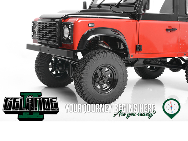 RC4WD Gelande II RTR W/ 2015 Land Rover Defender D90 Body Set Z-RTR0043