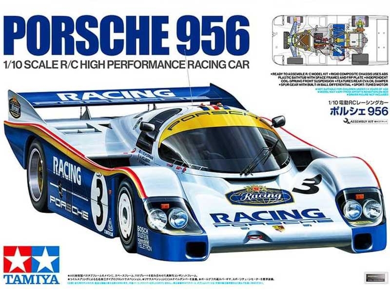 Tamiya 1/10 Porsche 956 Group C 47508