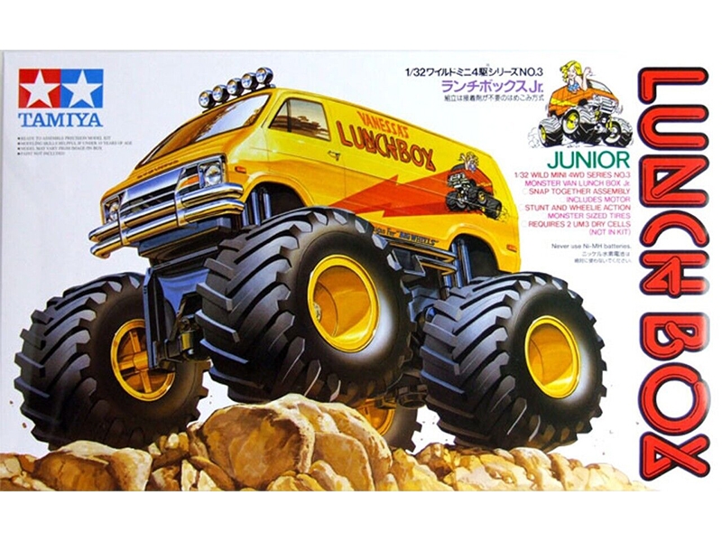 Tamiya 1/32 Mini 4WD Wild Lunch Box Junior Chassis Kit 17003