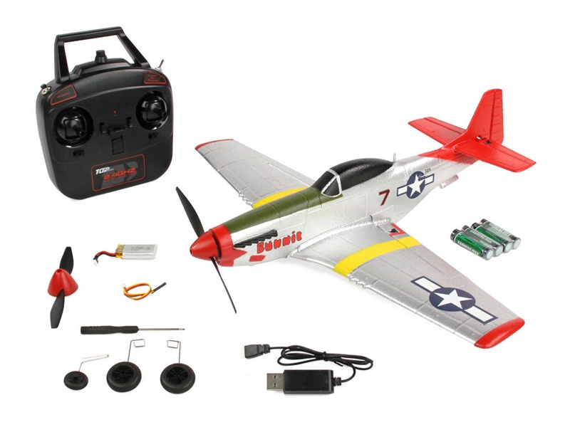 Top RC P51 Red Tail RTF 450 (Mode 2) TOP097B02