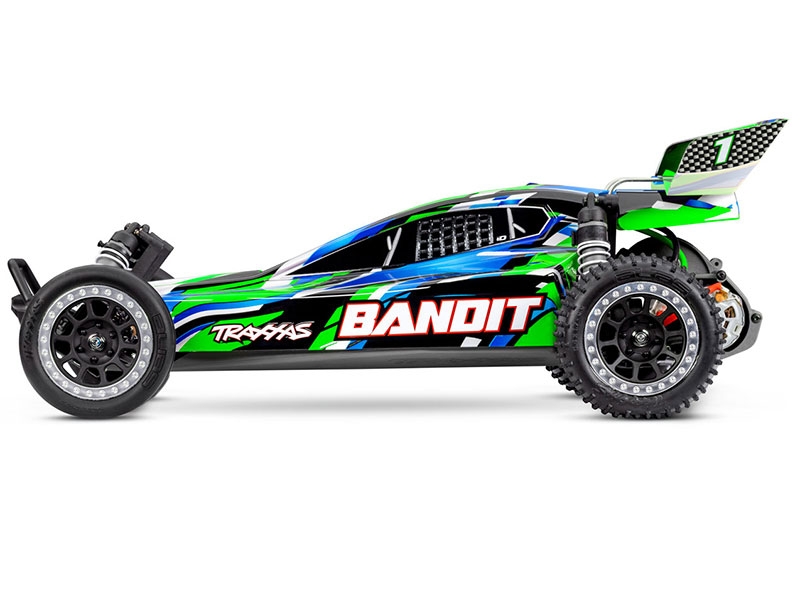 Traxxas Bandit HD 1:10 Electric XL-5 2WD RTR Buggy with Battery and Charger -  Green TRX24254-8-GRN