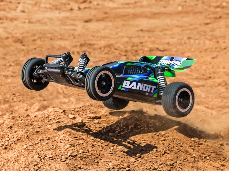 Traxxas Bandit HD 1:10 Electric XL-5 2WD RTR Buggy with Battery and Charger -  Green TRX24254-8-GRN