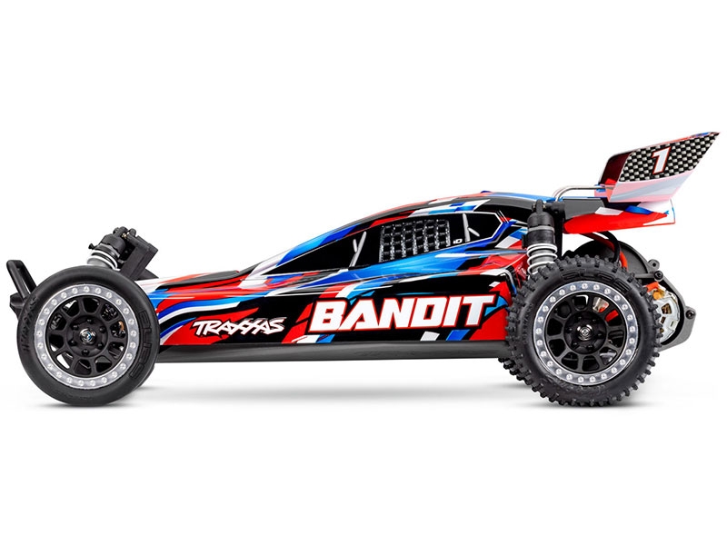 Traxxas Bandit HD 1:10 Electric XL-5 2WD RTR Buggy with Battery and Charger -  Red TRX24254-8-RED