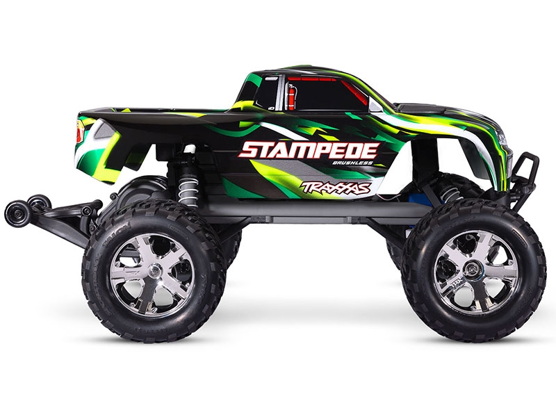 Traxxas Stampede HD BL-2S 1:10 Electric 2WD RTR Monster Truck - Green TRX36354-4-GRN