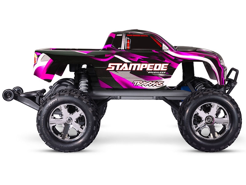 Traxxas Stampede HD BL-2S 1:10 Electric 2WD RTR Monster Truck - Pink TRX36354-4-PINK