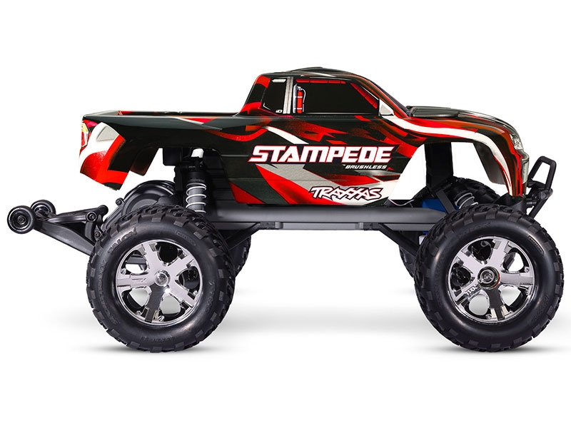 Traxxas Stampede HD BL-2S 1:10 Electric 2WD RTR Monster Truck - Red TRX36354-4-RED