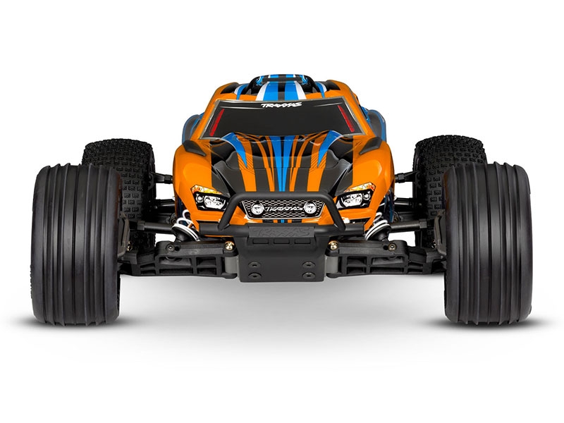 Traxxas Rustler HD 1:10 Electric XL-5 2WD RTR Stadium Truck with Battery and USB Charger - Orange TRX37254-8-ORNG