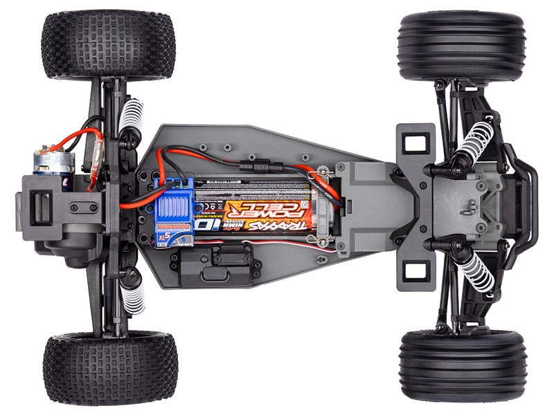 Traxxas Rustler HD 1:10 Electric XL-5 2WD RTR Stadium Truck with Battery and USB Charger - Orange TRX37254-8-ORNG