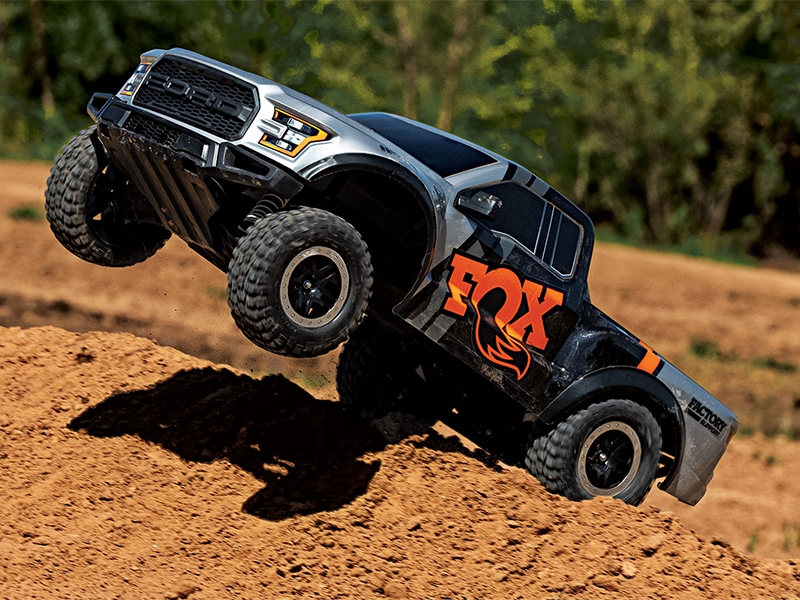 Traxxas Ford F-150 Raptor 1:10 2WD RTR with Battery and USB Charger - Fox TRX58094-8-FOX