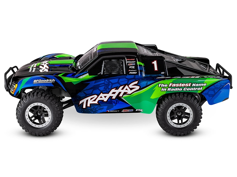 Traxxas Slash 1:10 2WD RTR VXL-3S Brushless Short Course Truck - Green TRX58276-74-GRN