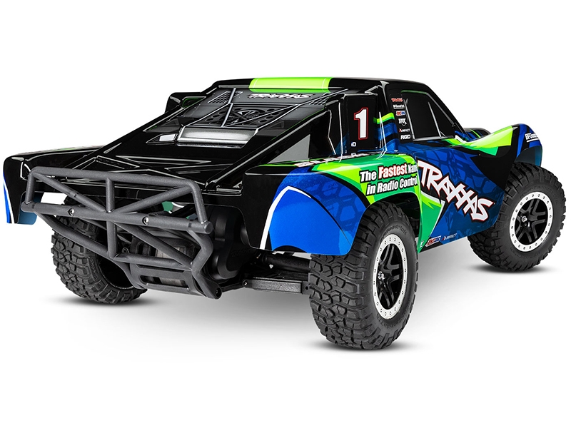 Traxxas Slash 1:10 2WD RTR VXL-3S Brushless Short Course Truck - Green TRX58276-74-GRN