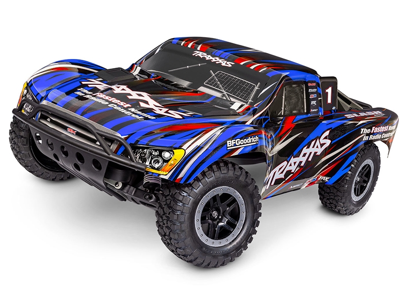 Traxxas Slash HD BL-2S 1:10 2WD RTR Brushless Short Course Truck - Blue TRX58334-4-BLUE