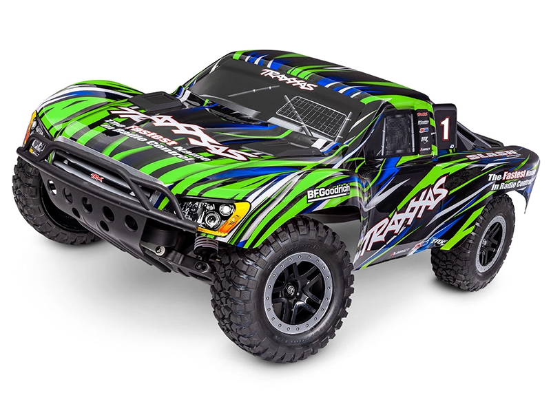 Traxxas Slash HD BL-2S 1:10 2WD RTR Brushless Short Course Truck - Green TRX58334-4-GRN