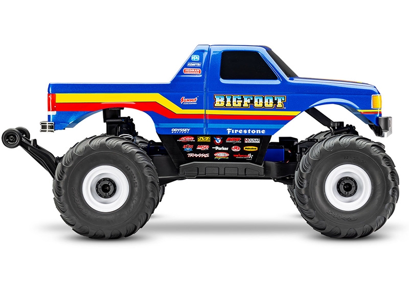 Traxxas Bigfoot 4x4 HD BL-2S 1:10 4WD RTR Monster Truck, Blue TRX67134-4-BLUE