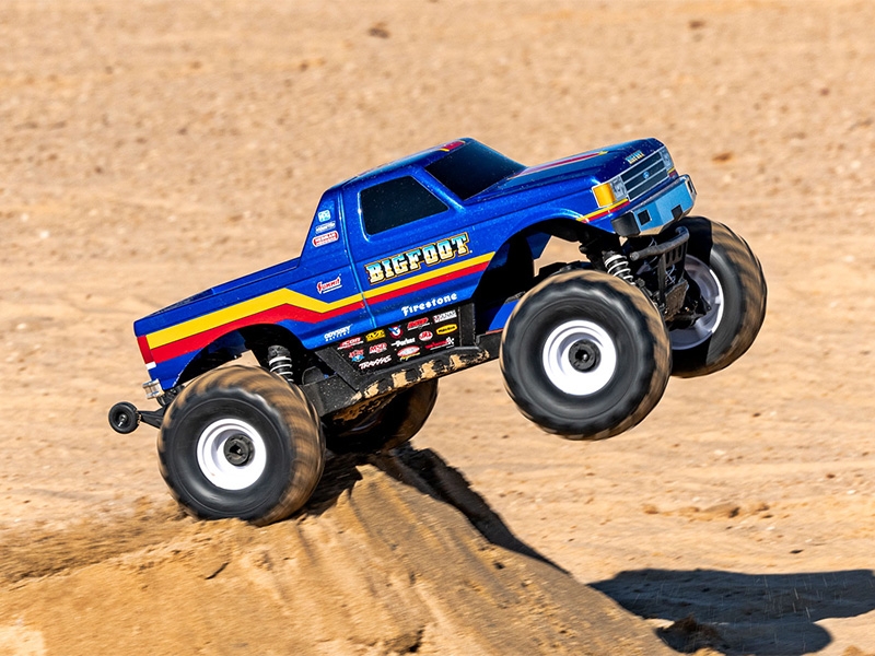 Traxxas Bigfoot 4x4 HD BL-2S 1:10 4WD RTR Monster Truck, Blue TRX67134-4-BLUE