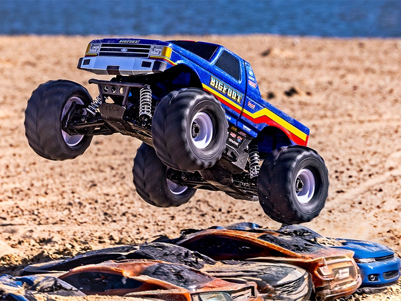 Traxxas Bigfoot 4x4 HD BL-2S 1:10 4WD RTR Monster Truck, Blue TRX67134-4-BLUE