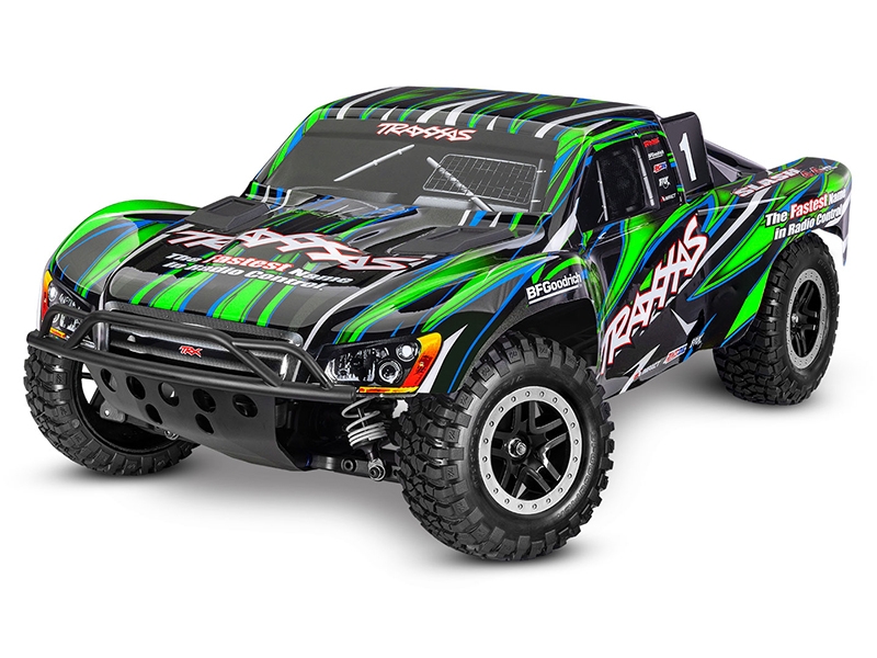 Traxxas Slash VXL 1:10 4x4 RTR Short Course Truck - Green TRX68386-4-GRN