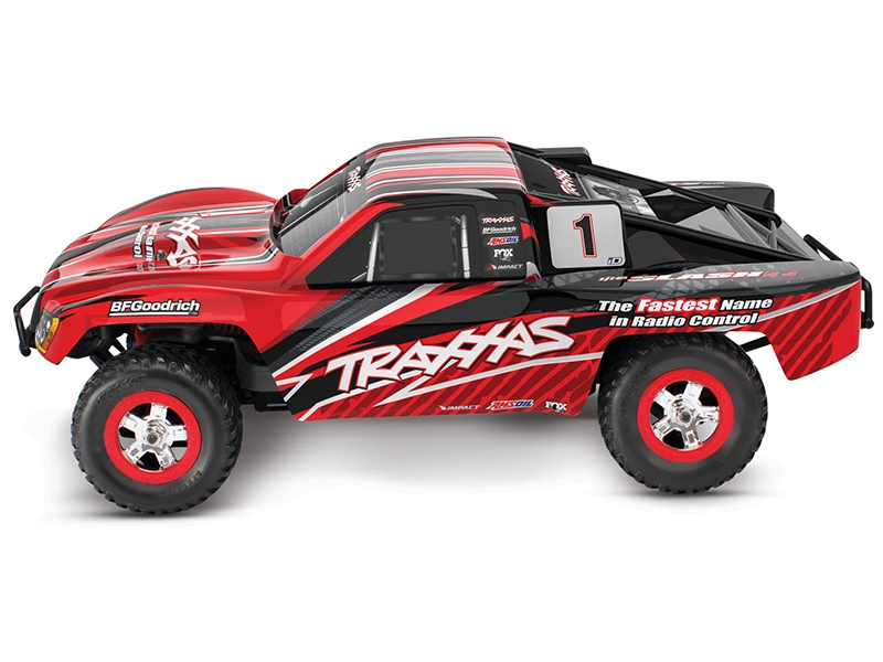 Traxxas Slash 1:16 4x4 RTR Short Course Truck with Battery and USB Charger - Red TRX70054-8-RED