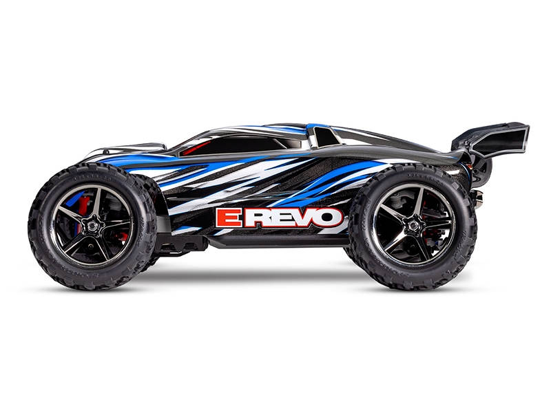 Traxxas E-Revo 1:16 4x4 XL-2.5 Titan 550 with Battery and USB Charger - Blue TRX71054-8-BLUE