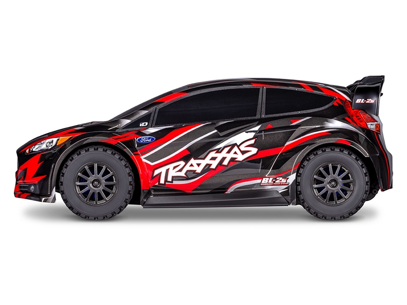 Traxxas Ford Fiesta ST Rally BL-2S Rally Car - Red TRX74154-4-RED