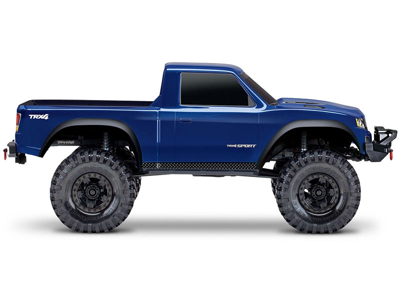 Traxxas TRX4 Sport 1:10 4X4 Electric All-Terrain Crawler Truck with Clipless Body - Blue TRX82224-4-BLUE