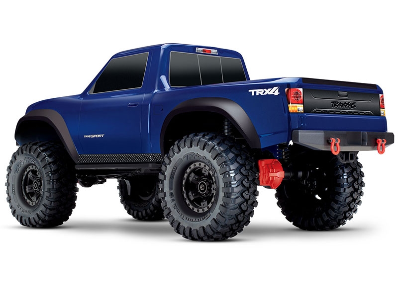 Traxxas TRX4 Sport 1:10 4X4 Electric All-Terrain Crawler Truck with Clipless Body - Blue TRX82224-4-BLUE