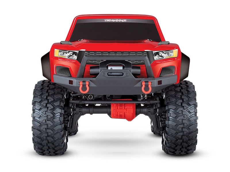 Traxxas TRX4 Sport 1:10 4X4 Electric All-Terrain Crawler Truck with Clipless Body - Red TRX82224-4-RED