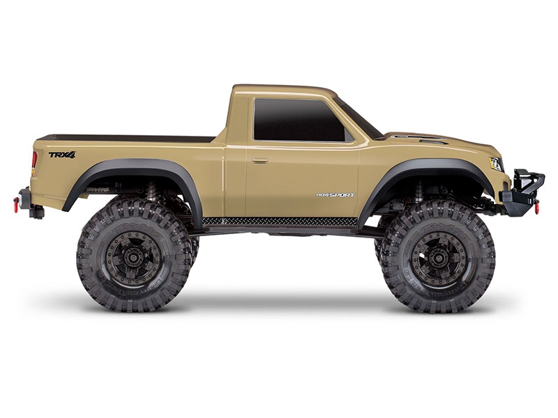 Traxxas TRX4 Sport 1:10 4X4 Electric All-Terrain Crawler Truck with Clipless Body - Tan TRX82224-4-TAN