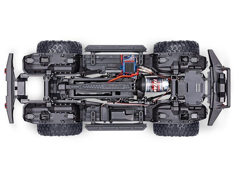 Traxxas TRX4 Sport 1:10 4X4 Electric All-Terrain Crawler Truck with Clipless Body - Blue TRX82224-4-BLUE