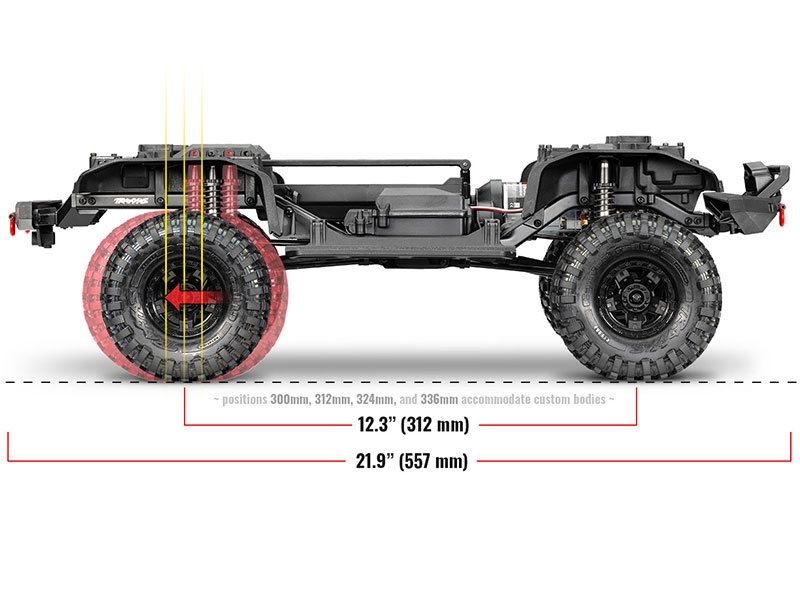 Traxxas TRX4 Sport 1:10 4X4 Electric All-Terrain Crawler Truck with Clipless Body - Tan TRX82224-4-TAN