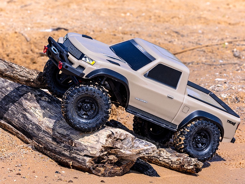 Traxxas TRX4 Sport 1:10 4X4 Electric All-Terrain Crawler Truck with Clipless Body - Tan TRX82224-4-TAN